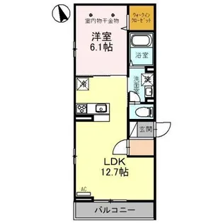 ラ・フェリーチェ【3階】の間取り