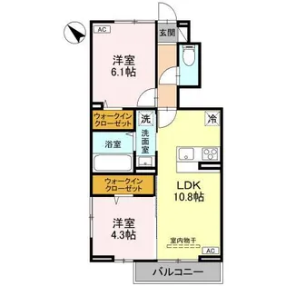 セルシアーナ【1階】の間取り