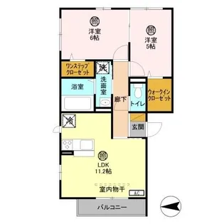 サッビア【2階】の間取り