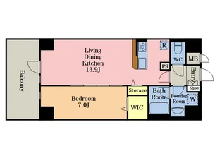 さがみ LT レジデンス【10階】の間取り