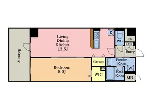 さがみ LT レジデンス【9階】の間取り