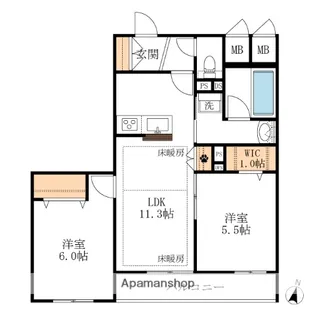 L’S PLUS 八潮【3階】の間取り