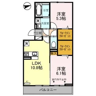 愛宕ビューハイツ 2【2階】の間取り