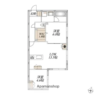 CASA ROOTIS【1階】の間取り