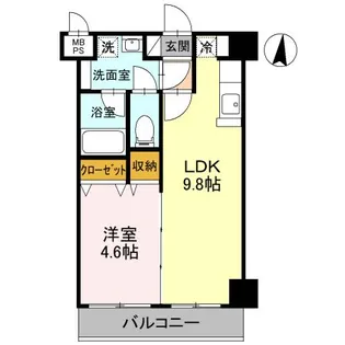 FREESIA【2階】の間取り
