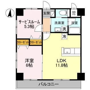FREESIA【1階】の間取り