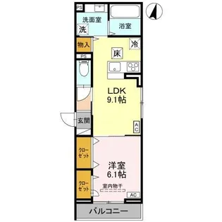 ARTEMIS【1階】の間取り
