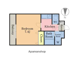 アーバン56【4階】の間取り