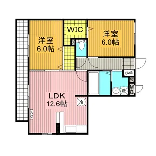 エルミタージュ・アン【3階】の間取り