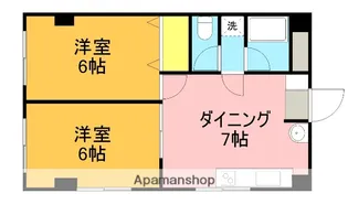 第一荻島ユニティビル【3階】の間取り
