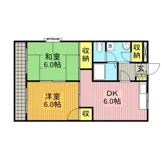 ポポラーレ壱番館【3階】の間取り