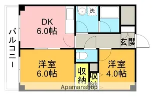 サニースカイ【6階】の間取り