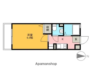 プレザンメゾン【202号室】の間取り