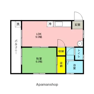 ハイツSD【202号室】の間取り