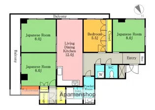 ロイヤルグレース【3階】の間取り