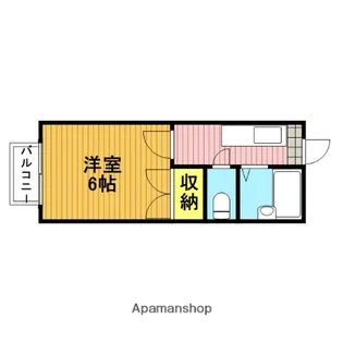 カルデアB棟【1階】の間取り