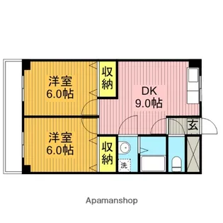 アーバンセピア【302号室】の間取り