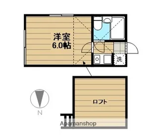 フラッツ【2階】の間取り