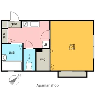 シャーメゾン幸【1階】の間取り