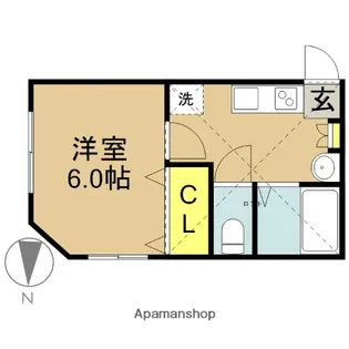 グリーンタウン【1階】の間取り