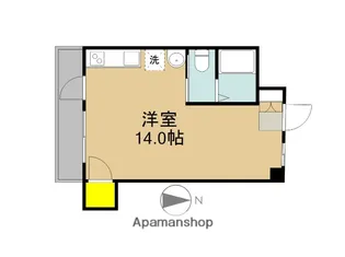 橘マンション【205号室】の間取り