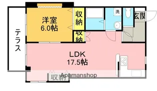 永井マンションB【206号室】の間取り