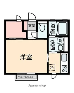グレイス・ドエル【1階】の間取り