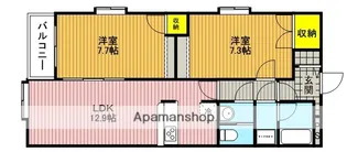 ベルエトワール【2階】の間取り