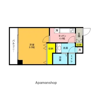 URBAN SELECT 川口並木【7階】の間取り