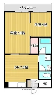 セルリアンハイツ【7階】の間取り
