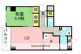 ラルゴ蕨【5階】の間取り