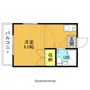 アトムパレス【2-A号室】の間取り