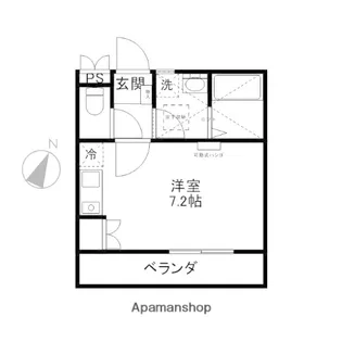 ハピネス彩湖【2階】の間取り
