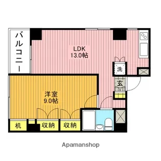 クレセント南町【2階】の間取り