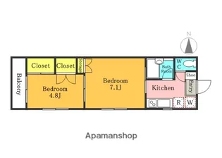 ミレハイム【2階】の間取り