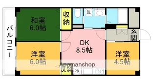 メゾン金子【3階】の間取り