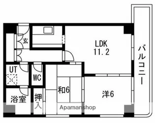 第五福原ビル【703号室】の間取り