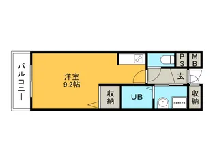 ロータス ブルー【302号室】の間取り