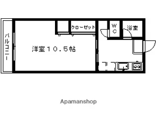 シティハイム郷照【202号室】の間取り