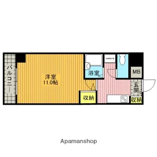 エム・ステージ白磁楼【5階】の間取り