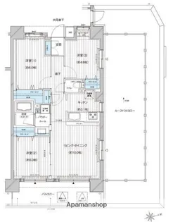 フォースター川口パークサイド【2階】の間取り