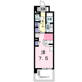 ウィステリア(WISTERIA【1階】の間取り