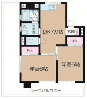 サンライト朝田【5階】の間取り