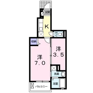 シェーネ【1階】の間取り