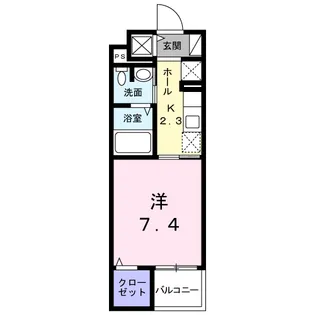 ベル セゾン【2階】の間取り