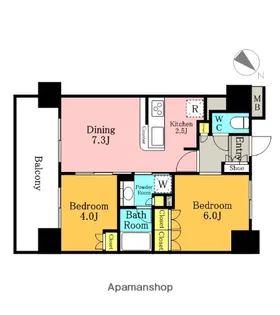 パレステージ川口並木【8階】の間取り