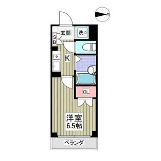 川口プラザD【2階】の間取り