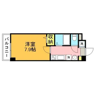 アルファコート西川口Ⅳ【5階】の間取り