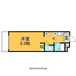 サマレジデンス【4階】の間取り