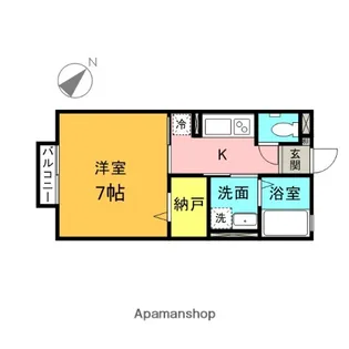 RESIDENCE ROSE・K【2階】の間取り